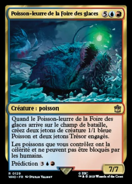Poisson-leurre de la Foire des glaces, carte Magic WHO 129 — extension Doctor Who