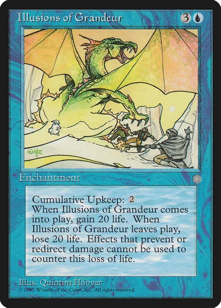 Illusions of Grandeur, Magic card ICE 79 — Ice Age set