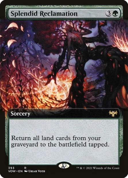 Splendid Reclamation, Magic card VOW 393 — Innistrad: Crimson Vow set