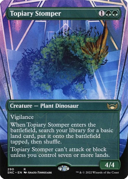 Topiary Stomper, Magic card SNC 290 — Streets of New Capenna set