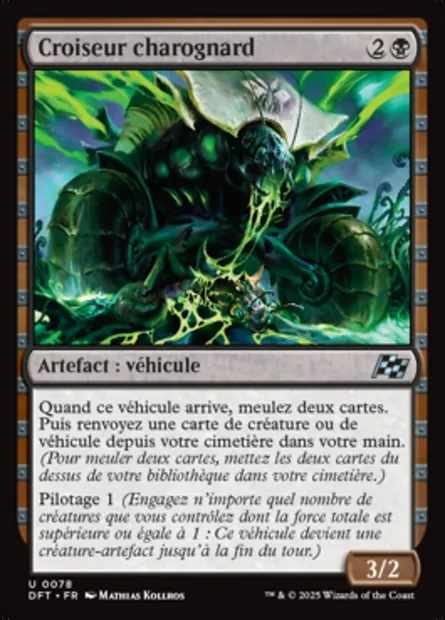 Croiseur charognard, carte Magic DFT 78 — extension Aetherdrift