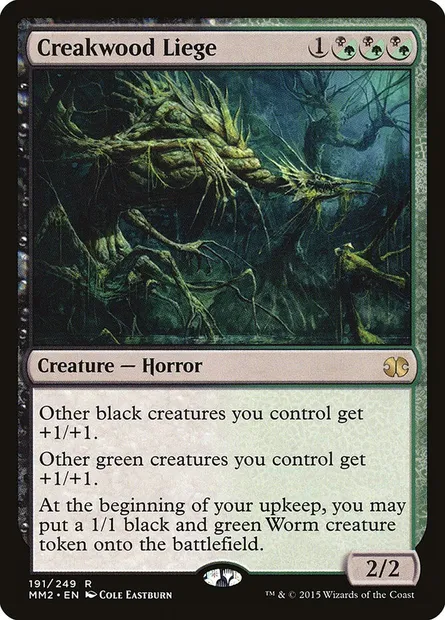 Creakwood Liege, Magic card MM2 191 — Modern Masters 2015 set