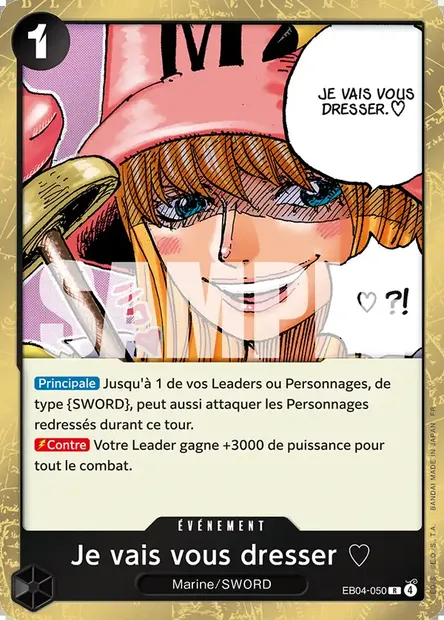 Je vais vous dresser ♡, carte One Piece EB04-050 — extension EGGHEAD CRISIS