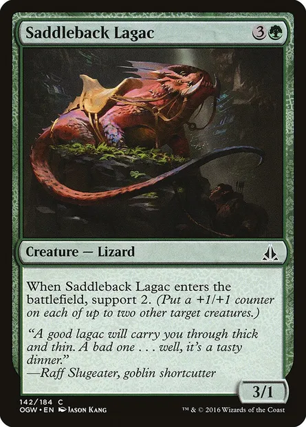 Saddleback Lagac, Magic card OGW 142 — Oath of the Gatewatch set
