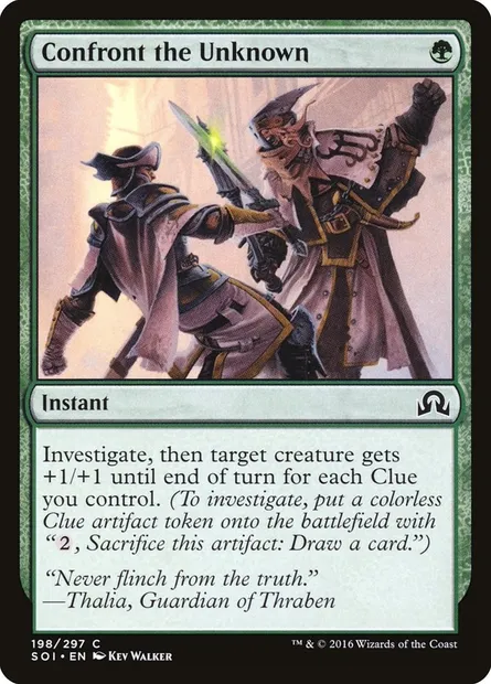 Confront the Unknown, Magic card SOI 198 — Shadows over Innistrad set