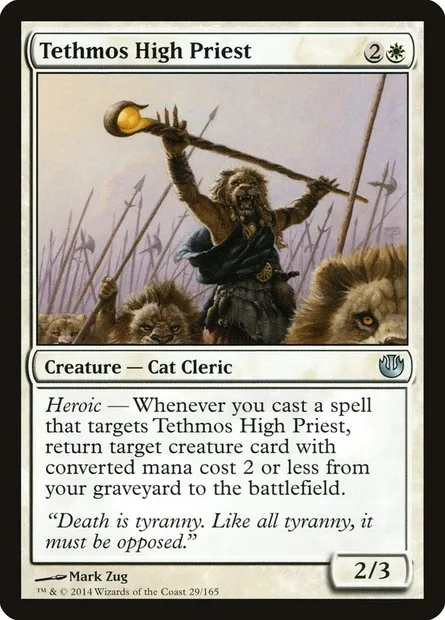 Tethmos High Priest, Magic card JOU 29 — Journey into Nyx set