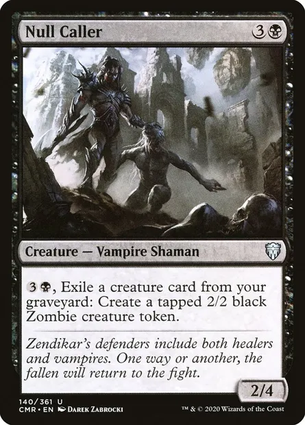 Null Caller, Magic card CMR 140 — Commander Legends set