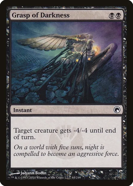 Grasp of Darkness, Magic card SOM 65 — Scars of Mirrodin set