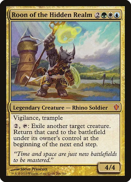 Roon of the Hidden Realm, Magic card C13 206 — Commander 2013 set