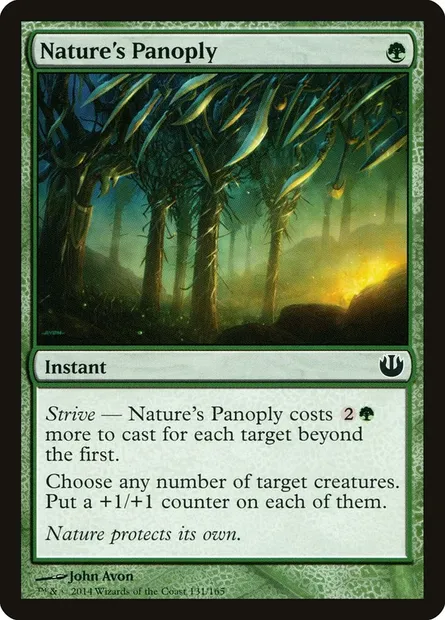 Nature's Panoply, Magic card JOU 131 — Journey into Nyx set