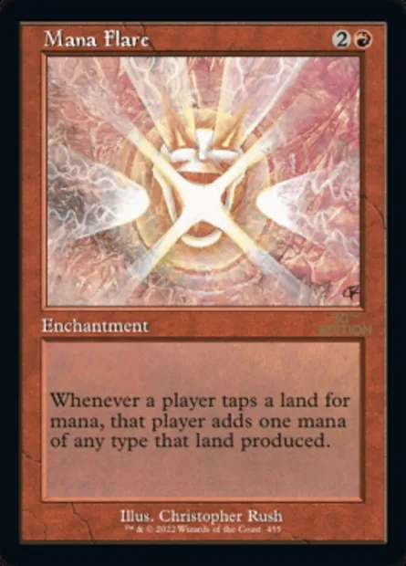 Mana Flare, Magic card 30A 455 — 30th Anniversary Edition set