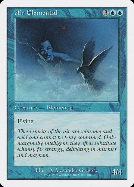 Élémental d'air, carte Magic BRB 3 — extension Battle Royale Box Set