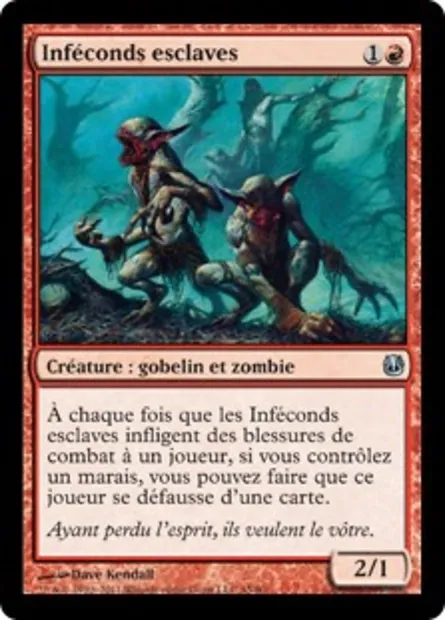 Inféconds esclaves, carte Magic DDH 45 — extension Duel Decks: Ajani vs. Nicol Bolas