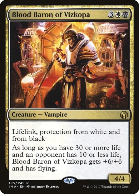 Hématobaron de Vizkopa, carte Magic IMA 195 — extension Iconic Masters