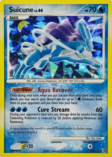 Suicune, carte Pokémon TDX 019-5 — extension Theme Deck & Blisters Exclusives