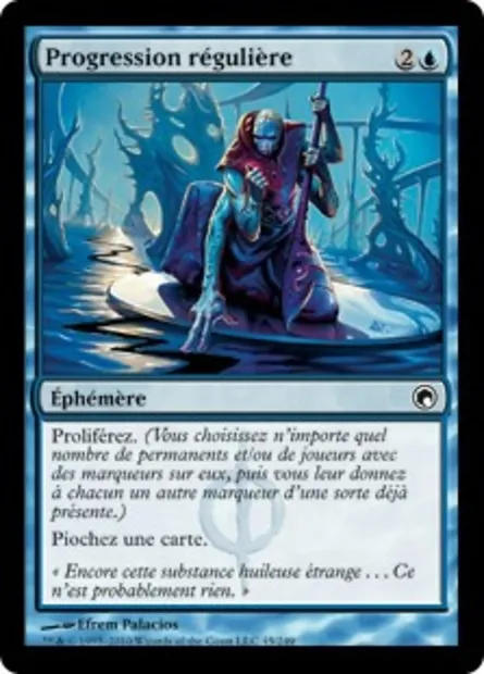 Progression régulière, carte Magic SOM 45 — extension Cicatrices de Mirrodin
