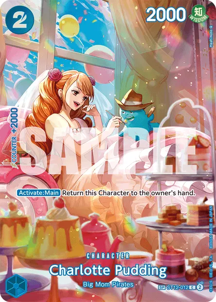 Charlotte Pudding, One Piece card ST12-012 — Zoro and Sanji set