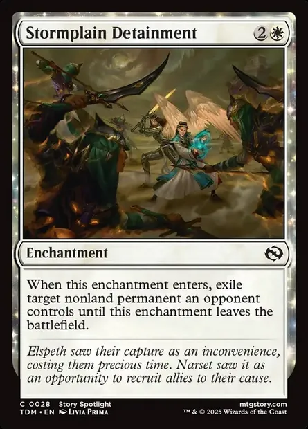 Stormplain Detainment, Magic card TDM 28 — Tarkir: Dragonstorm set