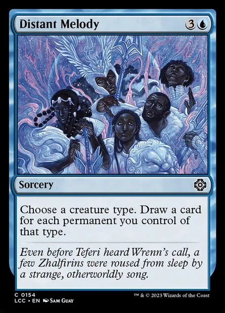 Distant Melody, Magic card LCC 154 — The Lost Caverns of Ixalan Commander set