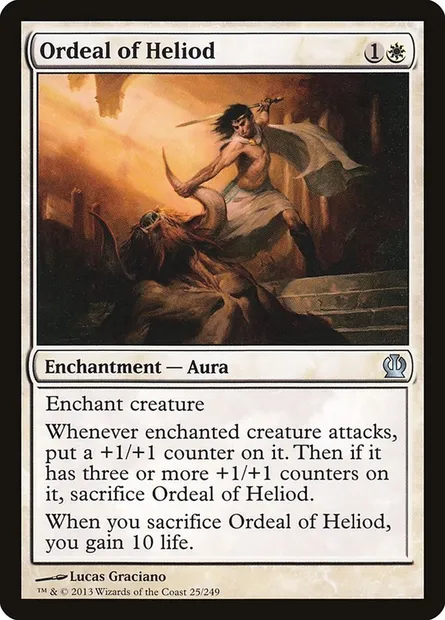 Ordeal of Heliod, Magic card THS 25 — Theros set