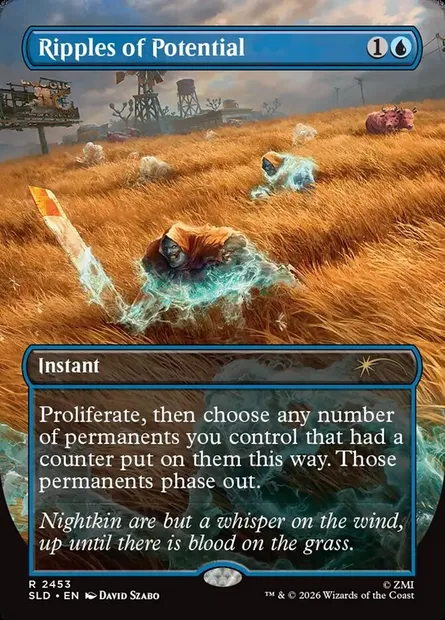 Ripples of Potential, Magic card SLD 2453 — Secret Lair Drop set
