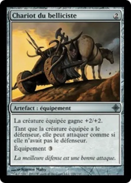 Chariot du belliciste, carte Magic ROE 226 — extension L'ascension des Eldrazi