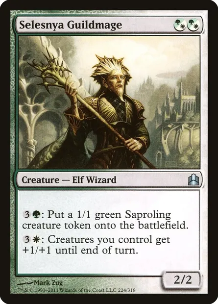 Selesnya Guildmage, Magic card CMD 224 — Commander 2011 set