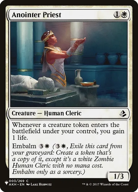 Anointer Priest, Magic card PLST AKH-3 — The List set
