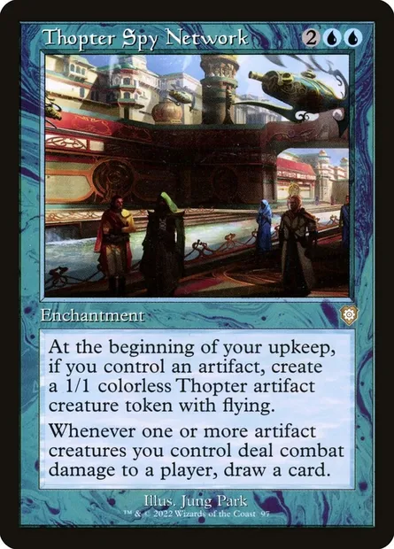 Thopter Spy Network, Magic card BRC 97 — The Brothers' War Commander set