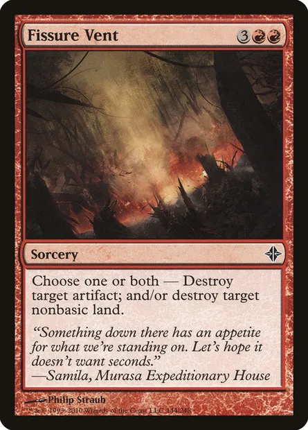 Fissure Vent, Magic card ROE 144 — Rise of the Eldrazi set