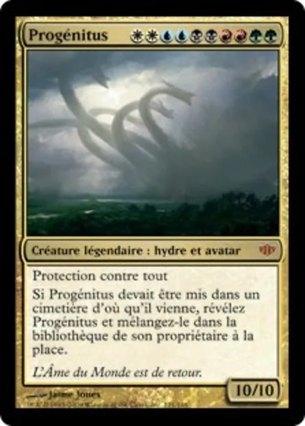 Progénitus, carte Magic CON 121 — extension Conflux