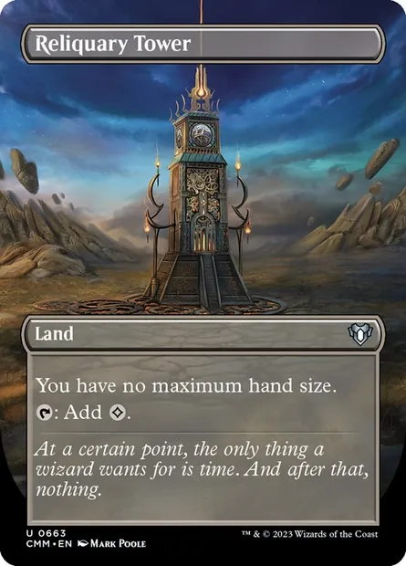 Reliquary Tower, Magic card CMM 663 — Commander Masters set