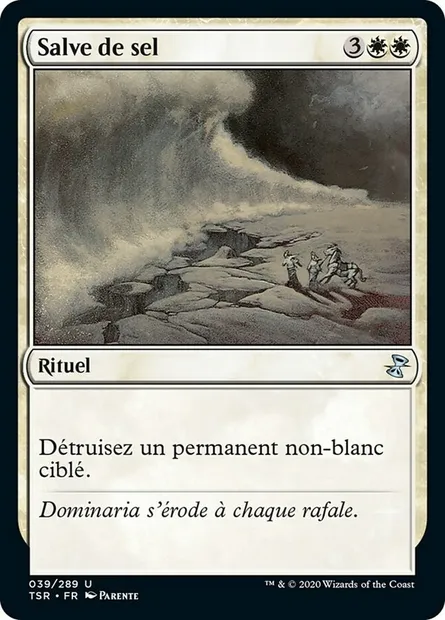 Salve de sel, carte Magic TSR 39 — extension Spirale Temporelle Remastered