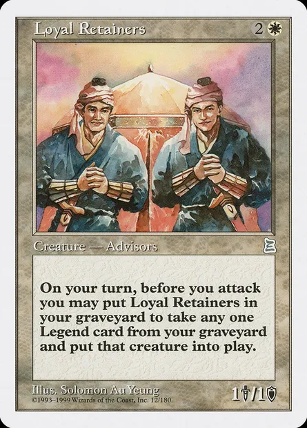 Loyal Retainers, Magic card PTK 12 — Portal Three Kingdoms set