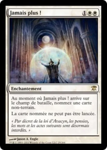 Jamais plus !, carte Magic ISD 25 — extension Innistrad