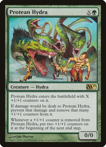 Protean Hydra, Magic card M11 194 — Magic 2011 set