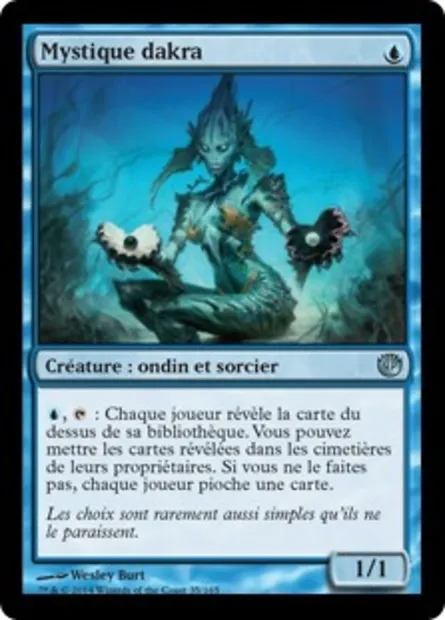 Mystique dakra, carte Magic JOU 35 — extension Incursion dans Nyx