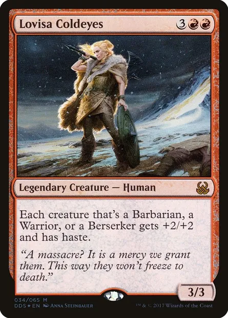 Lovisa Coldeyes, Magic card DDS 34 — Duel Decks: Mind vs. Might set