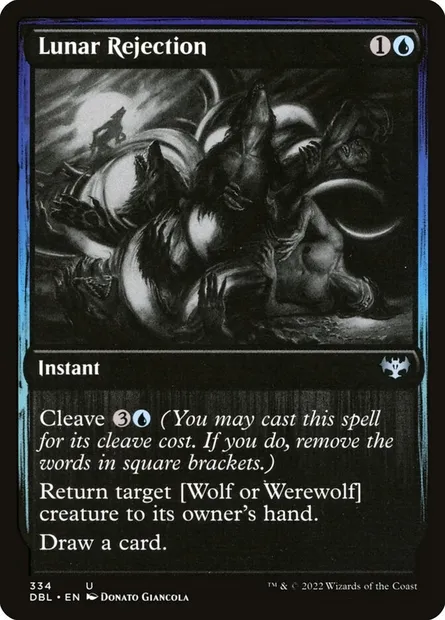 Lunar Rejection, Magic card DBL 334 — Innistrad: Double Feature set