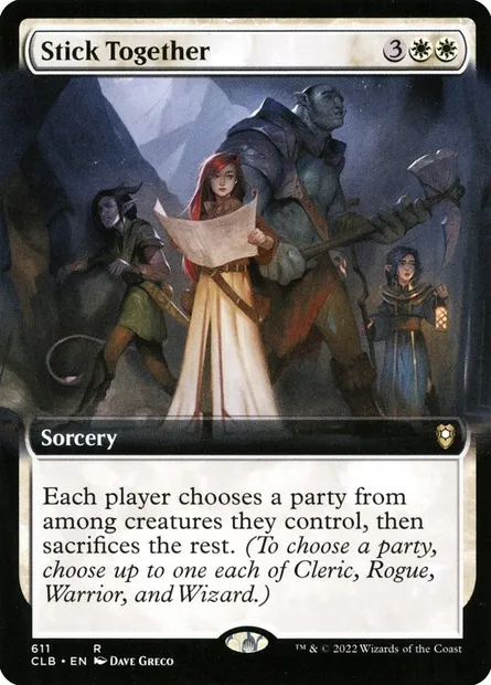 Stick Together, Magic card CLB 611 — Commander Legends: Battle for Baldur's Gate set