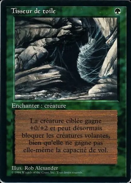 Tisseur de toile, carte Magic FBB 229 — extension Foreign Black Border