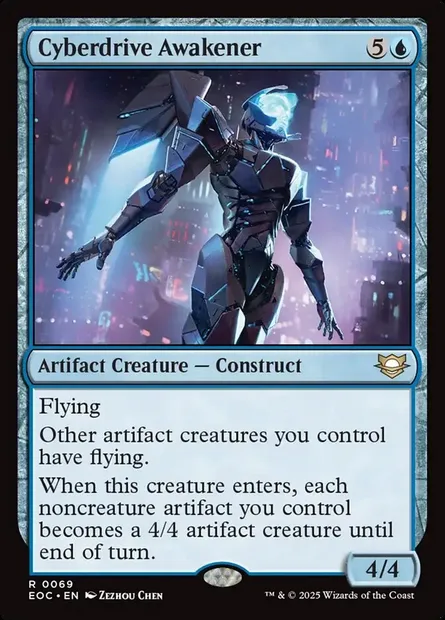 Cyberdrive Awakener, Magic card EOC 69 — Edge of Eternities Commander set