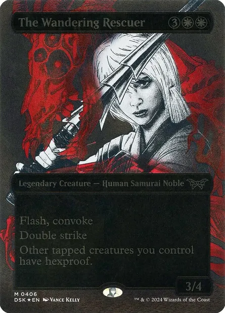 The Wandering Rescuer, Magic card DSK 406 — Duskmourn: House of Horror set