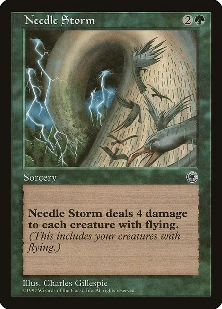 Needle Storm, Magic card POR 179 — Portal set