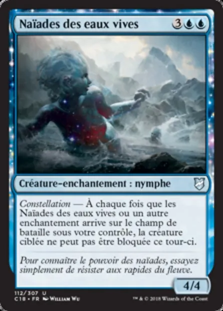 Naïades des eaux vives, carte Magic C18 112 — extension Commander 2018