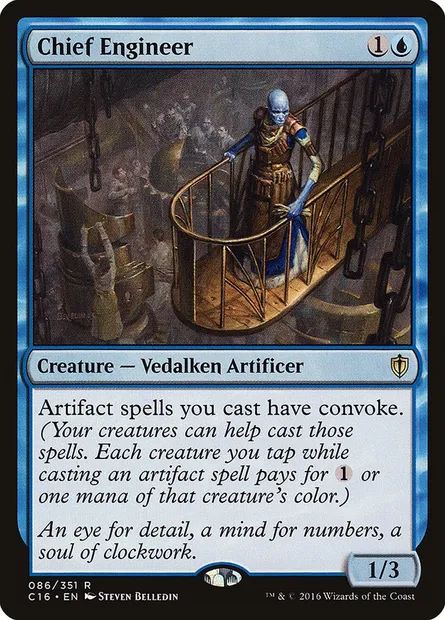 Chief Engineer, Magic card C16 86 — Commander 2016 set