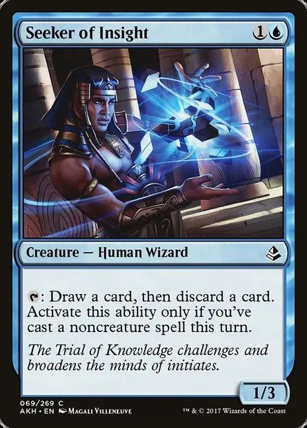 Seeker of Insight, Magic card AKH 69 — Amonkhet set