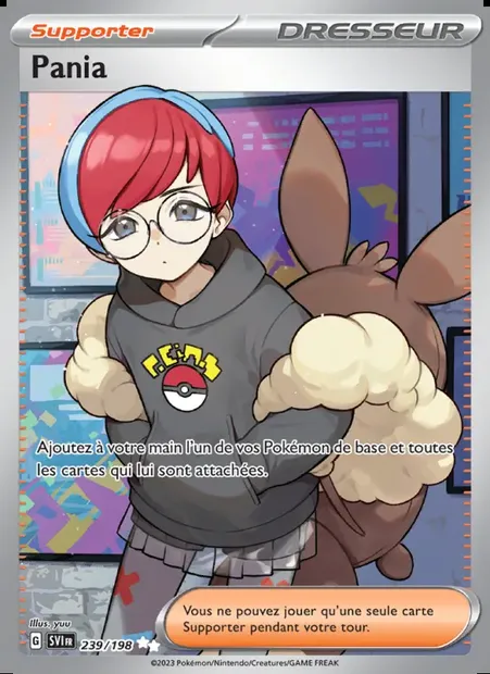 Pania, carte Pokémon SVI 239 — extension Écarlate et Violet