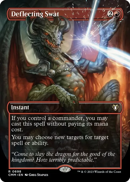 Deflecting Swat, Magic card CMM 698 — Commander Masters set