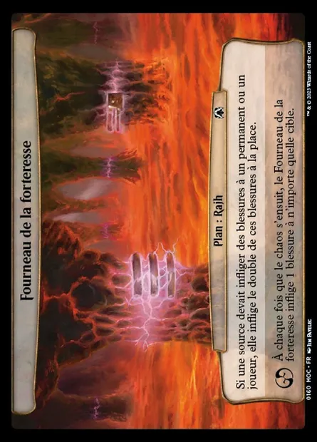 Fourneau de la forteresse, carte Magic MOC 160 — extension March of the Machine Commander